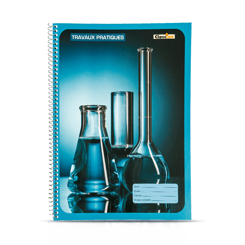 Cuaderno de ejercicios Travaux Pratiques encuadernación con espiral