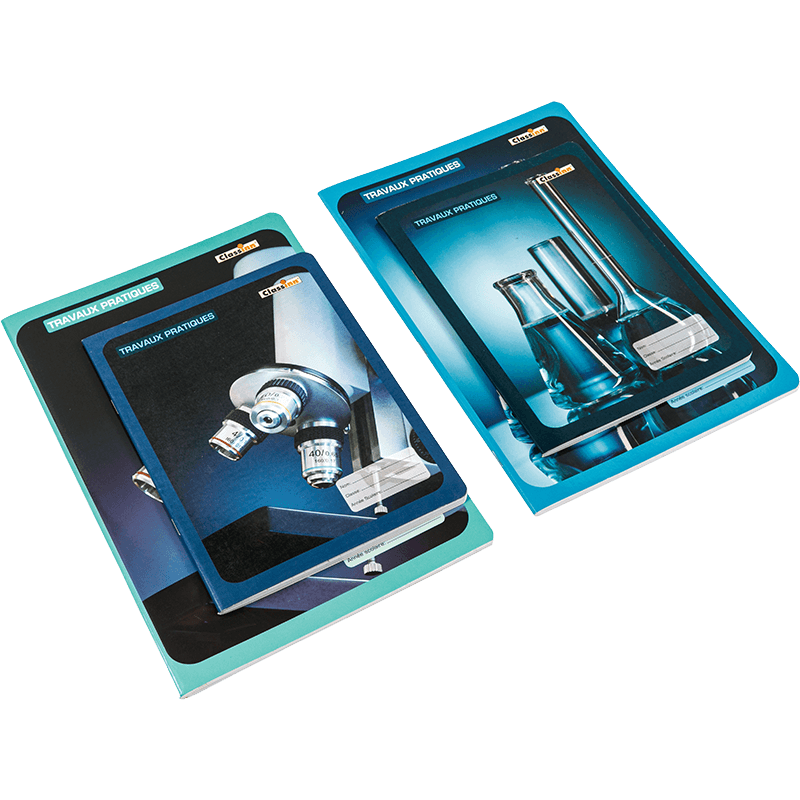 Cuaderno de ejercicios Travaux Pratiques encuadernación con espiral
