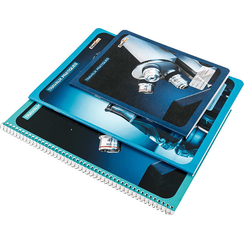Cuaderno de ejercicios Travaux Pratiques encuadernación con espiral